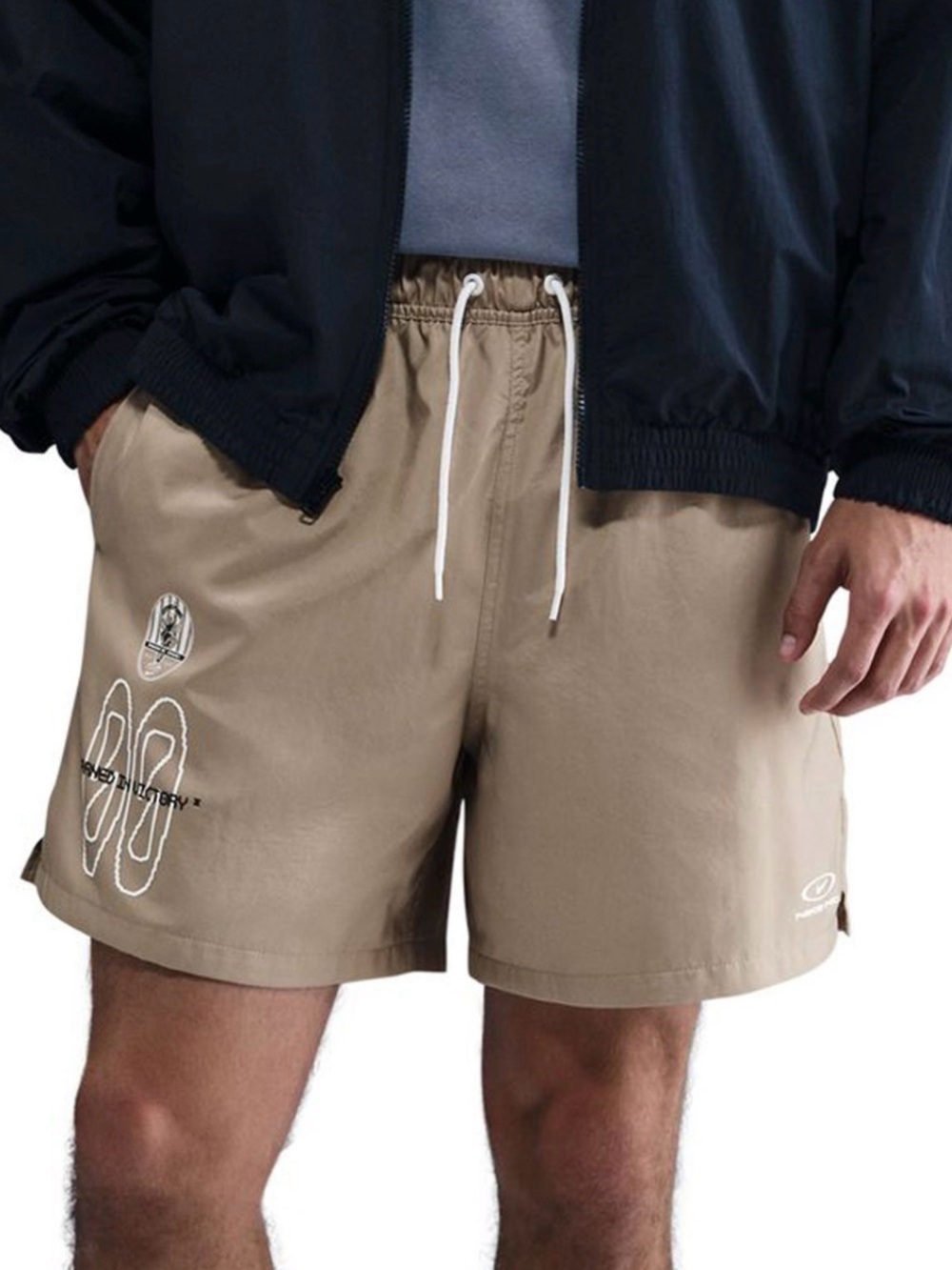 Nike Men's Club Flow Shorts. Khaki. Sz M. NWT